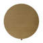 Table de bout ronde à 3 tiroirs en bois de chêne brun naturel Celine-129414685