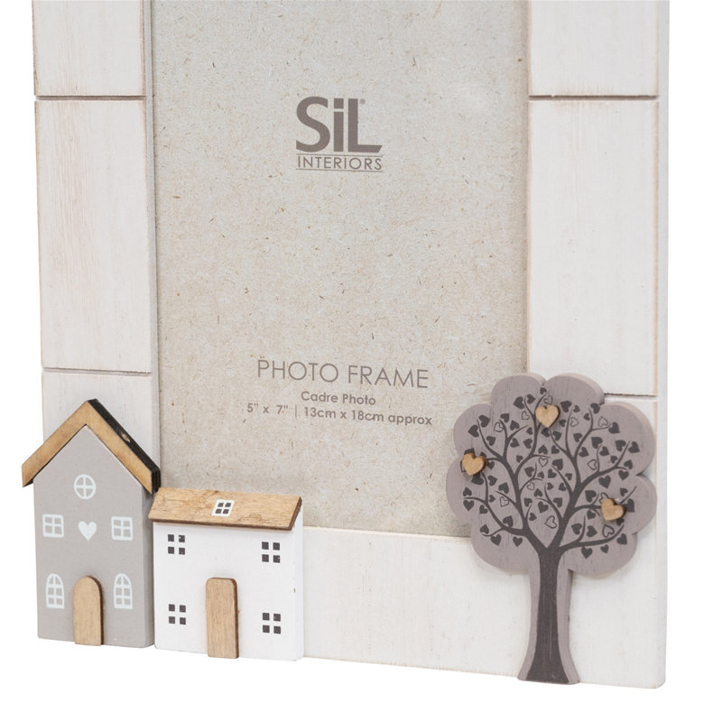Cream Wood Picture Frame, 13 x 18 cm