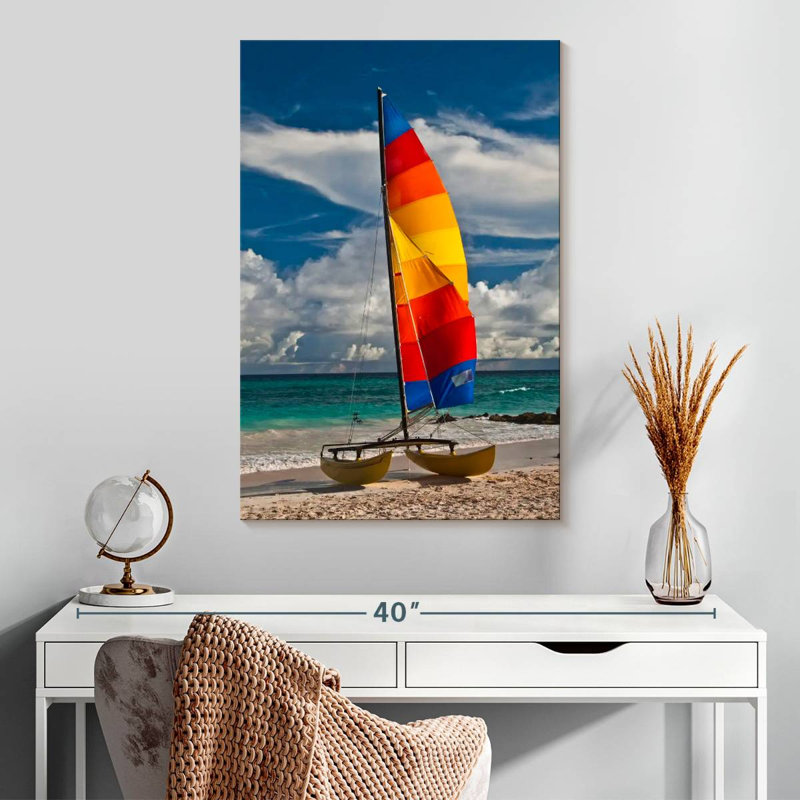 Mehar Catamaran At Barbados, 30" H x 20" W