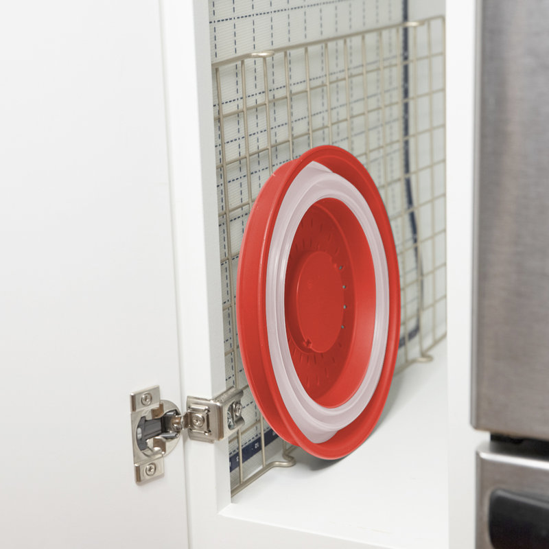 Ensemble de 3 couvercles en plastique Tovolo Universal, Rouge
