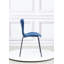 4 Doreen Velvet Upholstered Dining Chair with Black Metal Legs-1867246404-1867246401