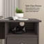 Bureau d'ordinateur en L 60 W avec rangement gris Heather-848711518