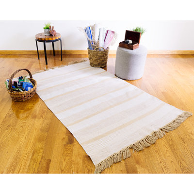Cotton Striped Indoor Rug