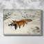 Fox in Snow Landscape (Räv i snölandskap), 1900 - Bruno Liljefors, toile tendue avec châssis-132875180-132875183
