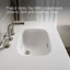 Ensemble de meuble-lavabo mural simple 47 po avec plateau en bois massif Quo-91943356