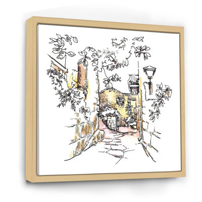 Vintage Old Europe View XI " Vintage Old Europe View XI " Painting Print