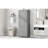Tall Bathroom Storage Cabinet, Freestanding Storage Cabinet With Two Drawers And Adjustable Shelf, MDF Board-2031322805