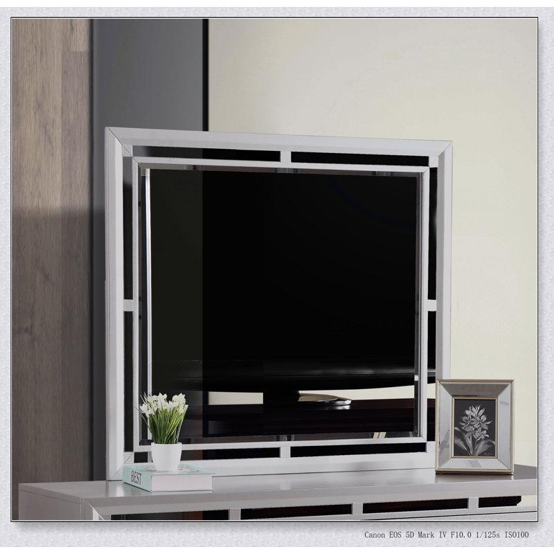 Miroir Glana Furniture Alana G6800-M, champagne argenté