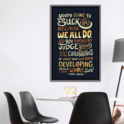 «Good at Everything» par Risa Rodil - reproduction d'art textuel