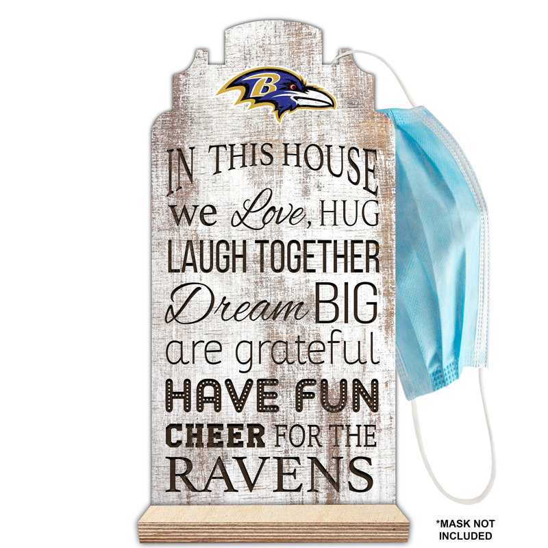 Freestanding 2 - Hook Coat Rack, Baltimore Ravens