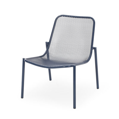 Stackable Chairs Pair Collection, Matte Navy Blue Iron Technique, Handcrafted Details Deployed, 26" X 21.75" 26", Seat 18" 19.5" 12.5 Chair Of 2 Units, Mastery, Merged,