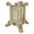  Platine de Royale 54" Round Glass Top Dining Table - Champagne-18626590