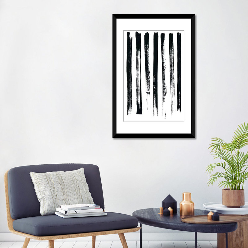 « abstract i », impression sur toile, H 32 po x l 24 po x P 1 po, Cadre noir