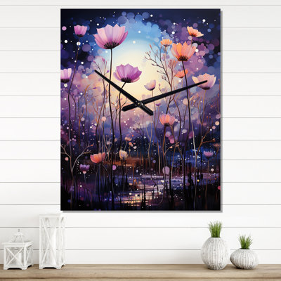 Dacion - Flowers Wall Clock