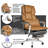 Cranbrook Big and Tall Ergonomic Reclining Executive Office Chair with Foot Rest-957178501