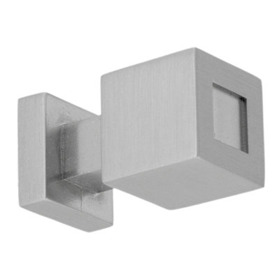 Rhombus 5/8" Length Satin Nickel Square Cabinet Knob
