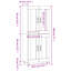 Yanga 69.5cm Sideboard-1725945064