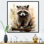 «Raccoon S Playful Explorer I» - art mural raton laveur