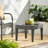 Outdoor Antibes Wicker Side Table,Accent Table,Brown Multi-2077990755