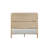 Queen Size Bed Channel Padded Headboard 1Pc Panel Bed Frame Natural Finish Transitional Style Bedroom Furniture-1523603824