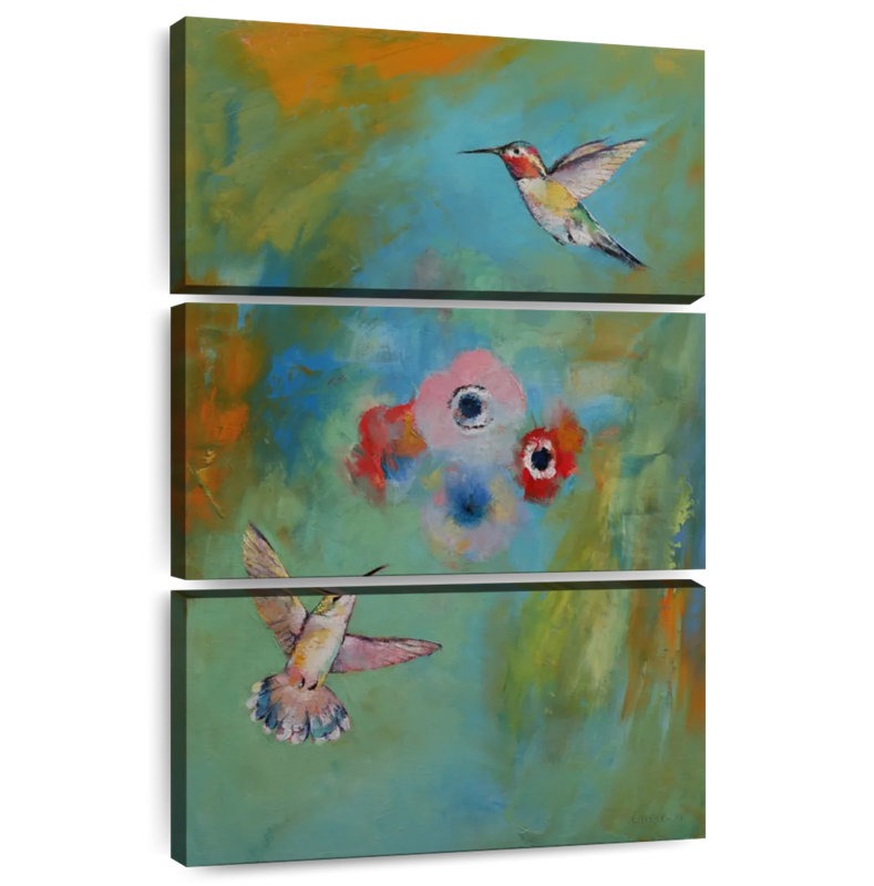 Brampt Hummingbirds, 50" H x 32" W