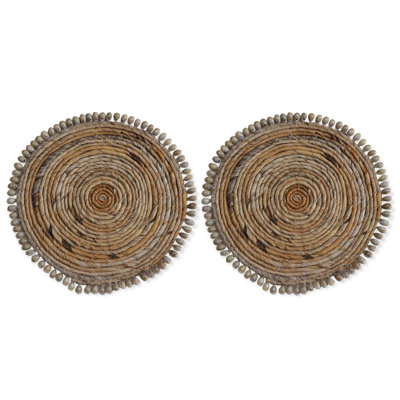 No Pattern Round Placemat