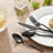 40 Piece 18/10 Stainless Steel Silverware Set, Service For 8-125879443