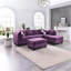 Canapé modulaire (sans repose-pieds), mauve-1546247996