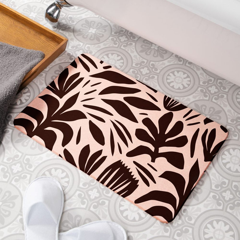 Non-Slip Bath Rug, Pink