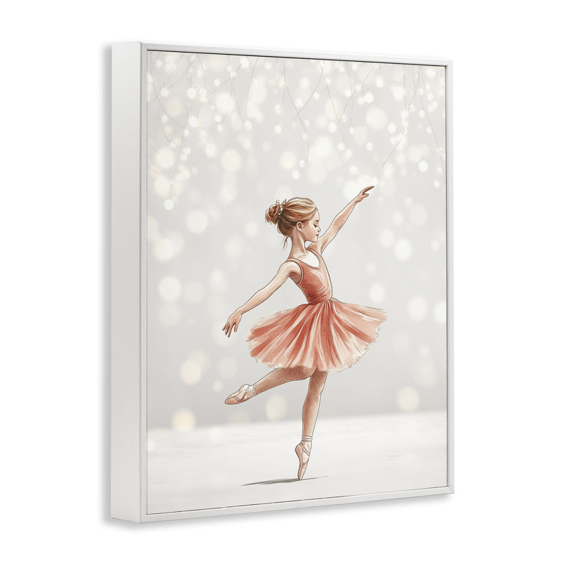 Giclée encadrée «Dancing In The Light», conception par Christine Simpson Art, Encadrement giclée blanc côtier