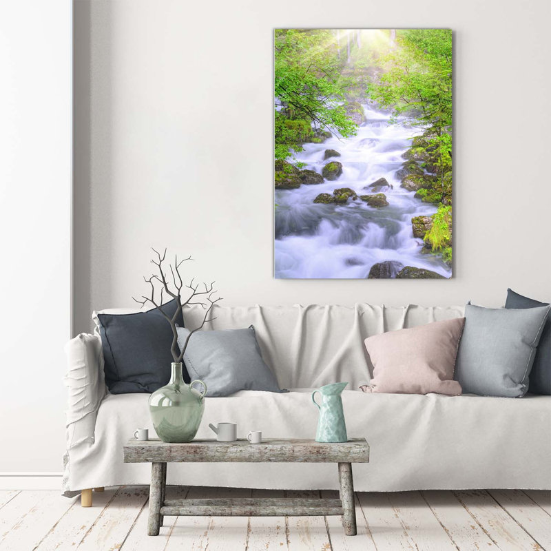 Mountain Stream - Wrapped Canvas Print
