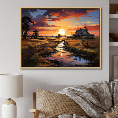 Markina " Farmhouse Sunset "