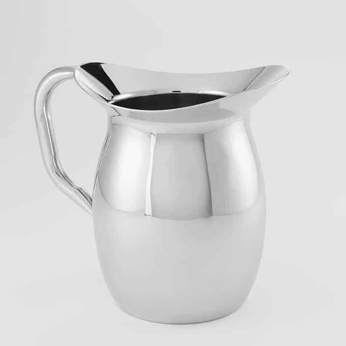 Pichet, double paroi, cloche, finition miroir, 64 oz
