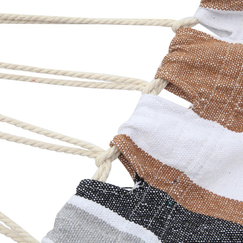 Oren Portable Double Classic Hammock, Coffee/White/Black