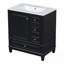 Meuble-lavabo avec lavabo, tablette et trois tiroirs-1845282574