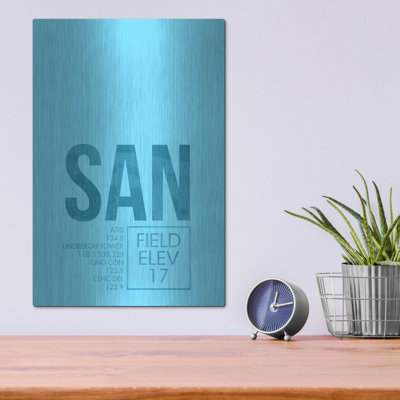 «San ATC» par O8, art mural en métal