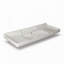 Lavabo de salle de bain en céramique blanche de 122 cm (48 po) avec trois trous prépercés pour robinetterie et trop-plein
