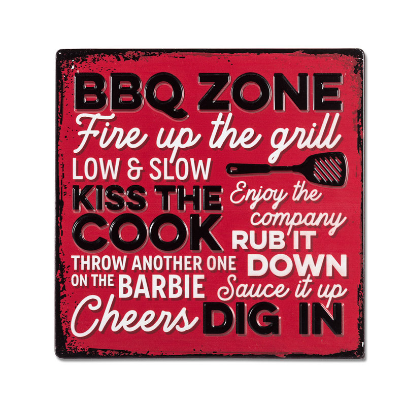 Plaque murale Darrayl BBQ Zone