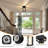 Dyanara Glass Semi Flush Mount
