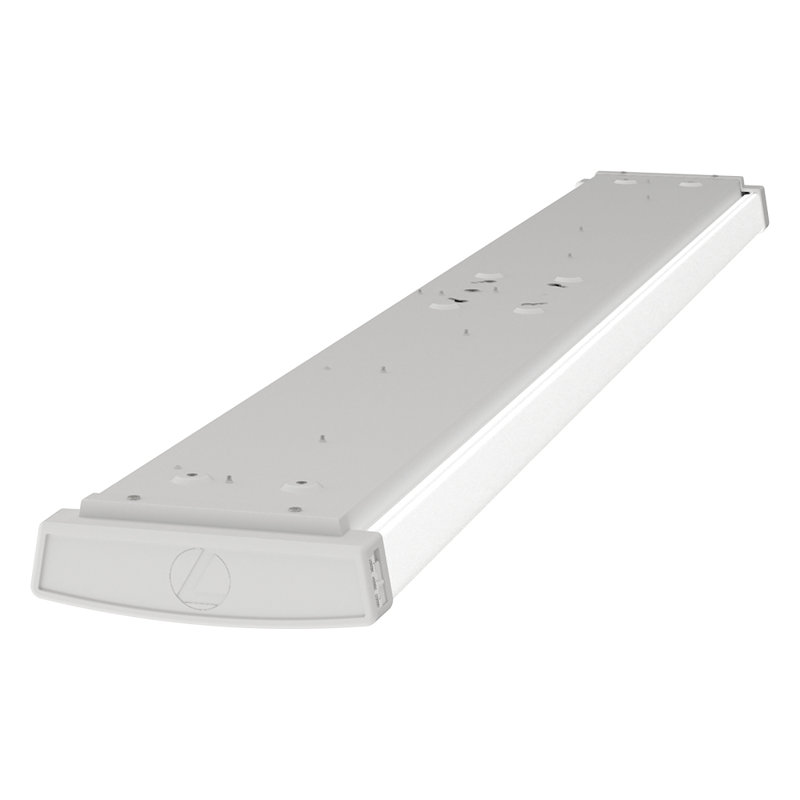 48" White Glass LED Commercial Strip Light