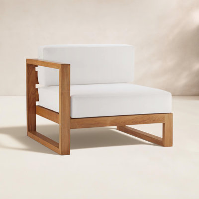 Upland Teak Patio Lounge Chair