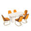 Ensemble de salle à manger 7 pièces-2091678774