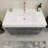 35.4" Wall-Mounted Single Bathroom Vanity Set-70381365