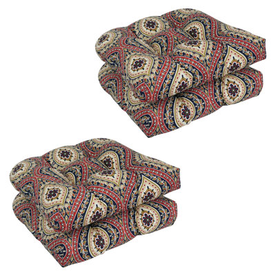 19-Inch Rounded Back Outdoor Chair Cushions (Set Of 4) by Winston Porter