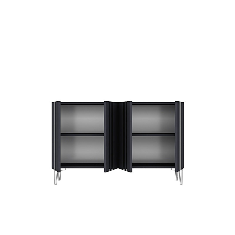 Console, Noir / argenté