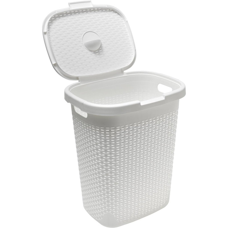 Plastic Laundry Room Organiser, Cream