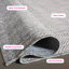 Tapis intérieur / extérieur à motif géométrique gris-33678627