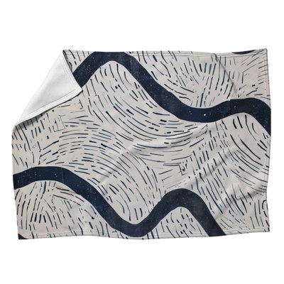  Couverture polaire Wavy Lines