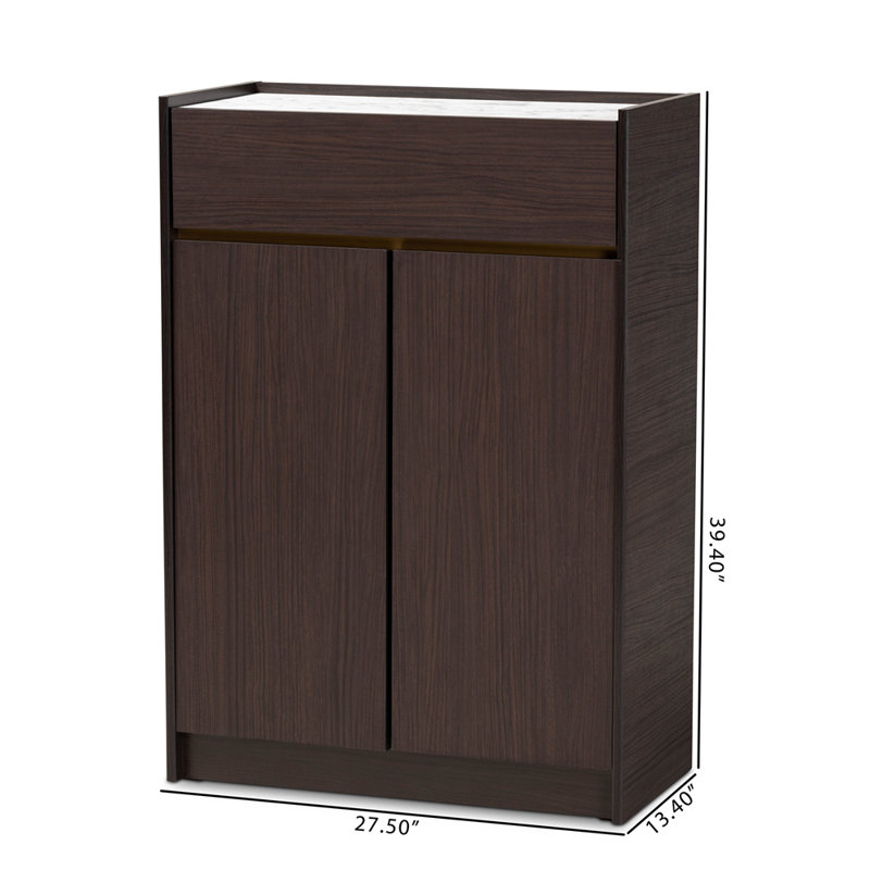 8 Pair Shoe Storage Cabinet