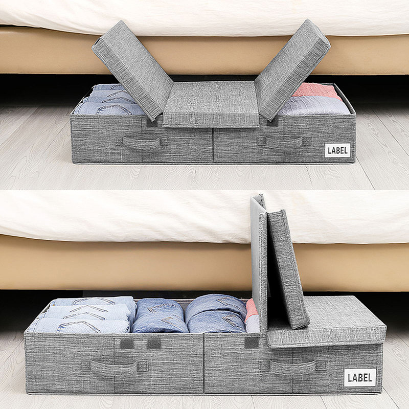 17 Stories Macaela Fabric Underbed Storage